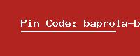 Pin Code: baprola-b-o