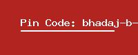 Pin Code: bhadaj-b-o