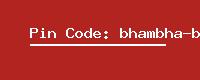 Pin Code: bhambha-b-o