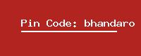 Pin Code: bhandaro