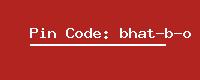 Pin Code: bhat-b-o