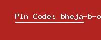 Pin Code: bheja-b-o
