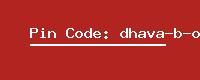 Pin Code: dhava-b-o