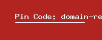 Pin Code: domain-reseller
