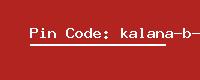 Pin Code: kalana-b-o