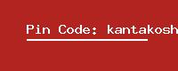 Pin Code: kantakosh