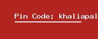 Pin Code: khaliapalli