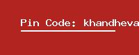 Pin Code: khandhevadia