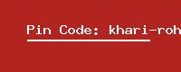 Pin Code: khari-rohar