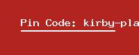 Pin Code: kirby-place
