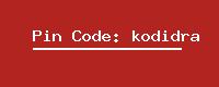 Pin Code: kodidra