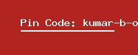 Pin Code: kumar-b-o