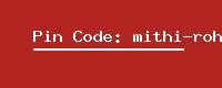 Pin Code: mithi-rohar
