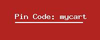 Pin Code: mycart