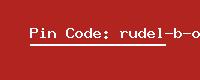Pin Code: rudel-b-o